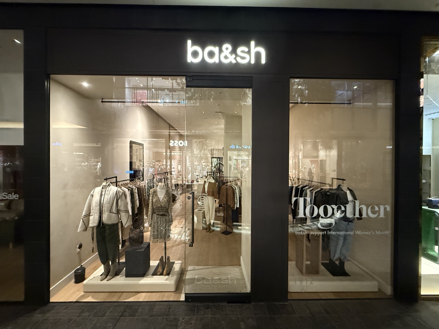 ba&sh storefront and commercial project photo